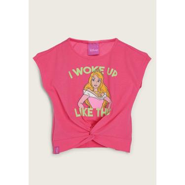 Imagem de Infantil - Camiseta Manga Curta Malwee Princesas Pink Malwee Kids 1000109144 menina