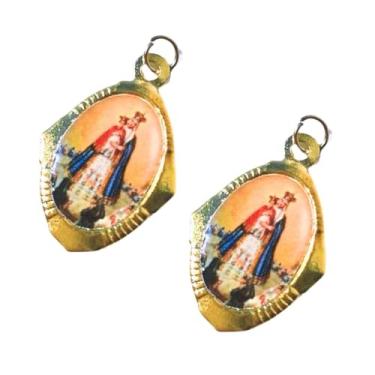 Imagem de Medalha N Sra do Bom Parto Chapa Resinada 2 unidades