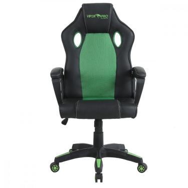 Imagem de Cadeira Gamer Viper Pro Python Até 120 Kg VI401 - Preto com Verde