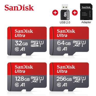 Imagem de SanDisk-cartão de memória Ultra UHS-1 A1  32GB  64GB  128GB  256GB  512GB  100 Mbps  Classe 10