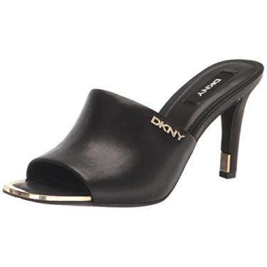 Imagem de DKNY Sandália feminina de salto alto com bico aberto, Bronze preto, 8.5