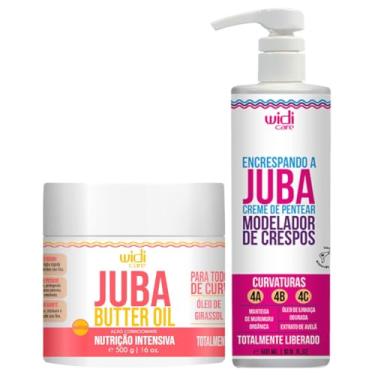 Imagem de Kit Juba Widi Care Creme Pentear Encrespando E Mascara Butter Nutrição Intensa Capilar