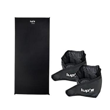 Imagem de Colchonete 90cmx40cmx3cm + Par Caneleira Musculação 3 Kg-Masculino