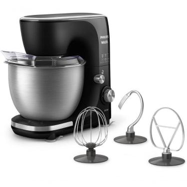 Imagem de Batedeira Planetária Série 7000 Philips Walita Preto E Inox 800w Ri7922/90 - 220v