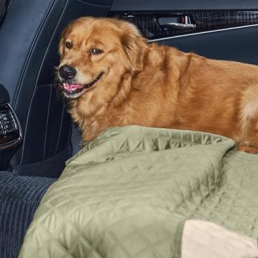 Imagem de NICETOWN Capa de cama para animais de estimação, cobertor de cama de cachorro para sofá e móveis, impermeável, macio, reversível para cães, antiarranhões, para sofá, carro, 132 x 208 cm, 1 peça,