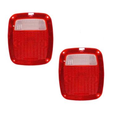 Imagem de Serve apenas para Jeep Wrangler 1987-2006 Par de Lentes de Luz Traseira com GASKET&Parafuso R=L Driver e Lado do Passageiro CH2808106, CH280