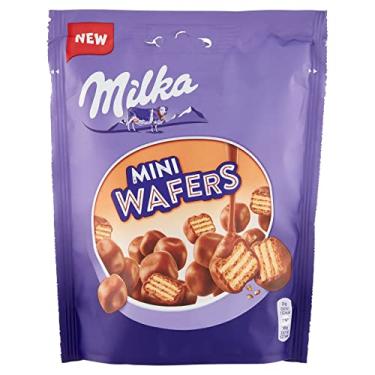 Imagem de Mini Wafers Cobertos com Chocolate ao Leite Milka 110g IMPORTADO