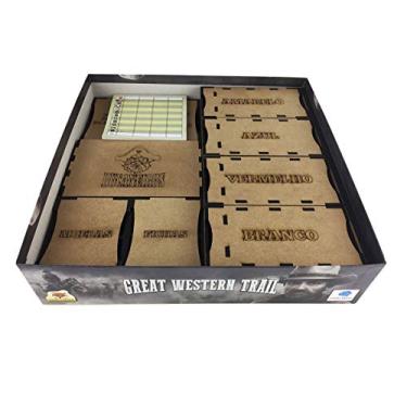 Imagem de Organizador (Insert) para Great Western Trail Premium (Com Overlay) - Bucaneiros Jogos