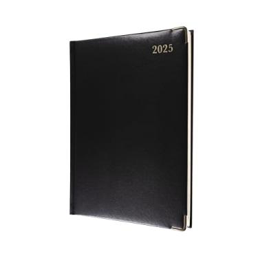 Imagem de Collins Classic 2025 Diary for Professionals - Manager Day a Page Business Planner (com agendamentos) - Preto - (1200V.99-25) - Agenda de compromissos premium com capa de couro PU de luxo
