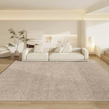 Imagem de Sala de estar estilo creme sofá tapetes fácil cuidado quarto cabeceira grande área tapete luxo vestiário decoração tapetes, mt232, qd, 300x400cm