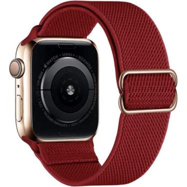 Imagem de Pulseira Nylon Solo Confortável Compatível com Apple Watch - Baú do Vi