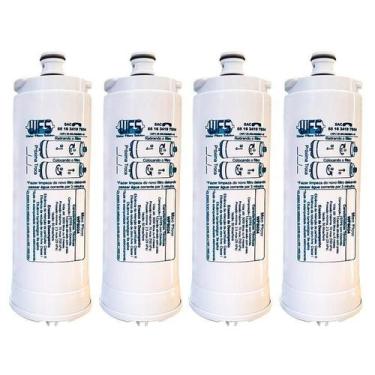 Imagem de Kit 4 Filtro Refil New Up Compatível Purificador Água Newup - WFS