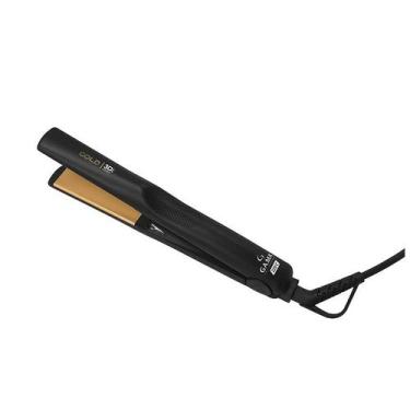 Imagem de Prancha Gama Alisar Cerâmica Gold Ion - GAMA ITALY, Preto e Dourado, B