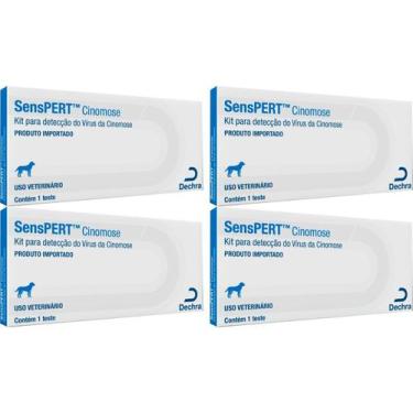 Imagem de Senspert Cinomose Cães 1 Test. - Dechra - 4 Unidades