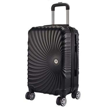 Imagem de Mala De Viagem Grande 77x48x30 Em Abs C/ Rodinhas 360º - EAGLE, Preto