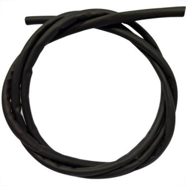 Imagem de Espaguete tubo termo retratil 6,4mm ou 1/4" isolante anti-chamas preto