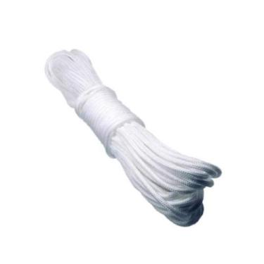 Imagem de Corda Multiuso 3mm Pp Polipropileno Branca Varal 50 Metros - BELFIX