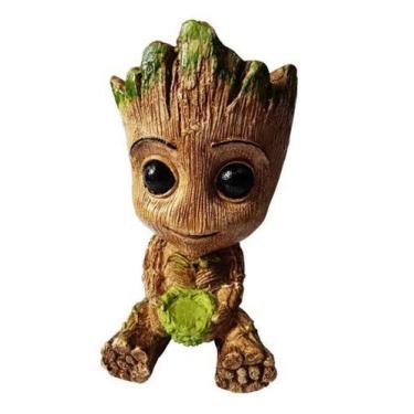 Imagem de Baby Groot Vaso Porta Objetos Marvel 15Cm - Angel Artes