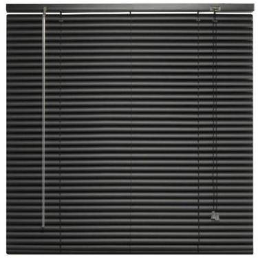 Imagem de Persiana Pvc 25Mm 80Larg X 160Alt Preta - Top Flex, Horizontal, Preto,