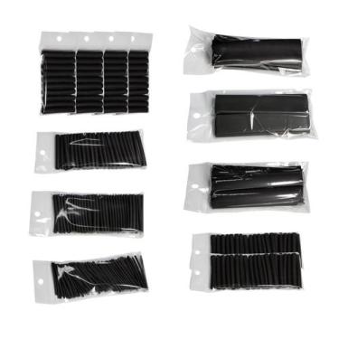 Imagem de Espaguete Isolante Termo Retrátil 330 Pçs Preto - DS Company