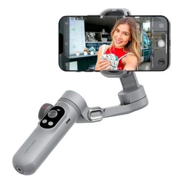 Imagem de QCYDOBRASIL Estabilizador Aochuan Smart X Pro Gimbal para Smartphone Vídeos Profissionais Funções Avançadas Compatível com iOS e Android/No Brasil