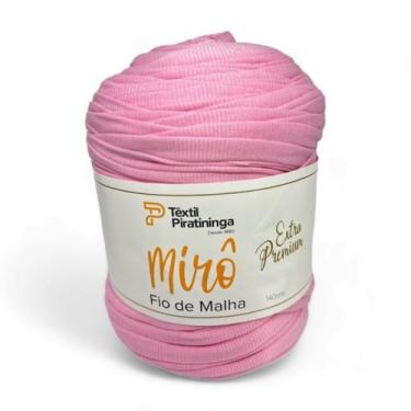 Imagem de Fio De Malha Extra Premium Miro 25mm 140m Rosa Bebe - Mirô