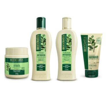 Imagem de Shampoo Condicionador Banho de Creme Finalizador Bio Extratus Jaborand