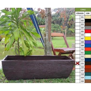 Imagem de Vaso Planta 100x30 Jardineira Floreira Polietileno - BGPLASTICOS, MARR