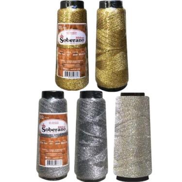 Imagem de Kit 6 Cones Ribbon Soberano de 30 Metros Cada e Espessura de 5mm Brilh