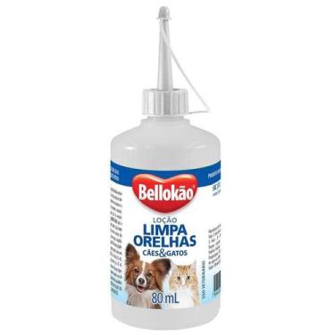 Imagem de Loção Bellokão Limpa Orelhas para Cães e Gatos - 80ml