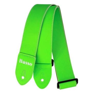 Imagem de Correia Basso Sintético SF181 5cm Neon Verde Fluorescente