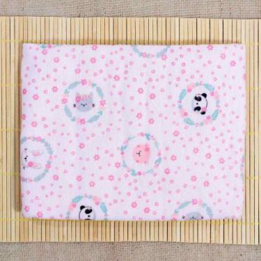 Imagem de Cobertor para bebê de algodão 70 x 90cm para menina rosa claro - Papi,