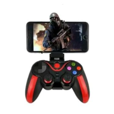Imagem de Controle Gamer Joystick Bluetooth Para Celular/ PC/ Video Game/Tablet/