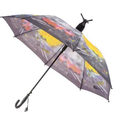 Imagem de Guarda Chuva Infantil Automático Menino Com Apito e Copinho - Classe, 