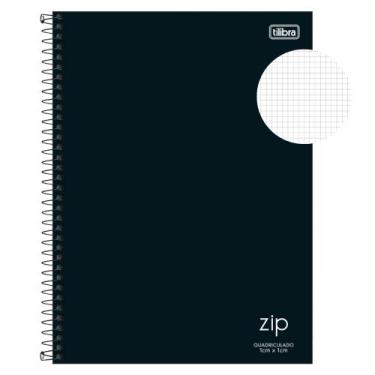 Imagem de Caderno Espiral Quadriculado 1x1 Universitário ZIP 80 Folhas Tilibra