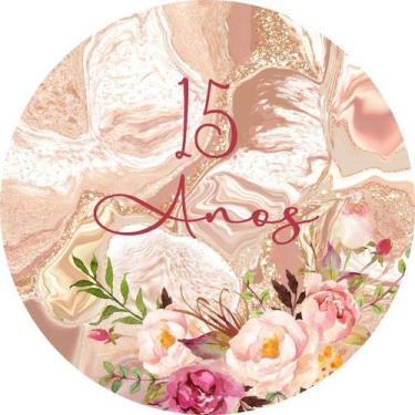 Imagem de Painel Redondo C/ Elástico 1,50m 15 Anos - Fadrix