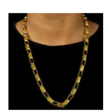 Imagem de Cordão Corrente Tijolinho 8mm correntes de moedas antigas - A.R Varied