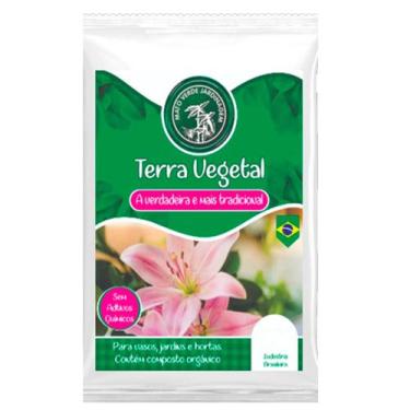 Imagem de Terra Vegetal 1,5 Kg Substrato Adubo Mato Verde Ouro Verde