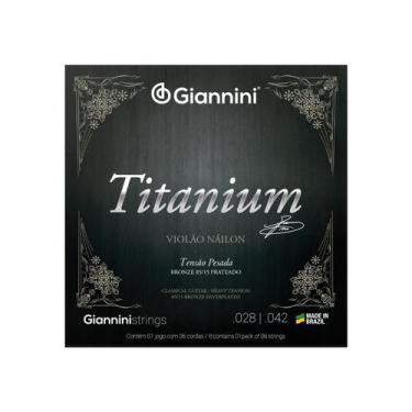 Imagem de Encordoamento violao nailon giannini titaniun pesada genwta