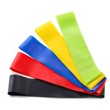 Imagem de Kit 5 Faixas Elásticas Mini Band - FamaFit 