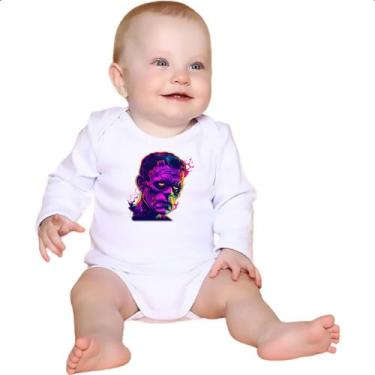 Imagem de Body intantil Frankstein Neon Art Face - Alearts, P