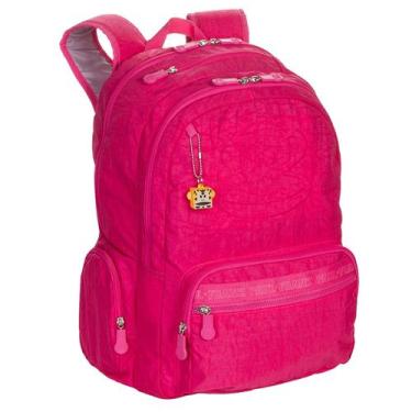Imagem de Mochila Sestini Paul Frank Costa Feminica Grande Escolar, Pink