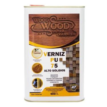 Imagem de Verniz Para Madeira De Alto Brilho PU75 900ml - Wood Wood