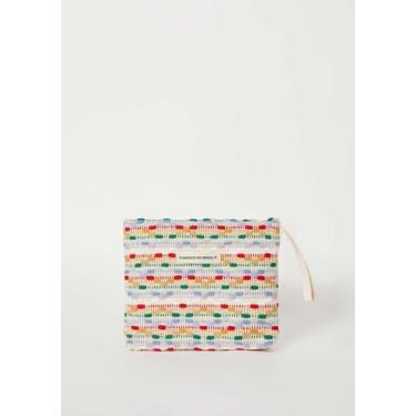 Imagem de Necessaire Feminina Texturizada Multicolorida - Hering, Off white