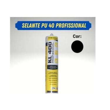 Imagem de Kit 2 Colas Pu Preto Para Brisa Farol De Milha Selante Original - Galv
