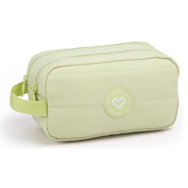 Imagem de Estojo Duplo 100 Pens Organizador Feminino Juvenil Escolar - Seanite, 