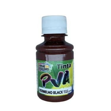 Imagem de Tinta Pva Fosco Cores Escuras 100ml True Colors, VERMELHO