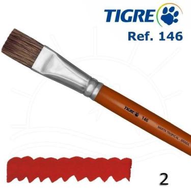 Imagem de Pincel Tigre 146 - Chato, 02