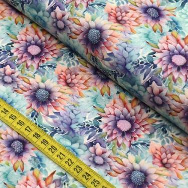 Imagem de Tecido Estampado para Patchwork - Batik 2 (0,50x1,40) - Fabricart