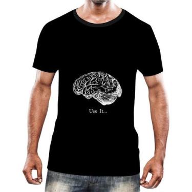 Imagem de Camisa Camiseta Cérebro Inteligência Mental Psicologia HD 2 - Enjoy Sh
